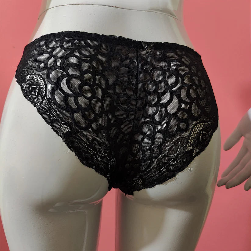 Butterfly Lace Push-Up Bra & Panty Set-Hoorish