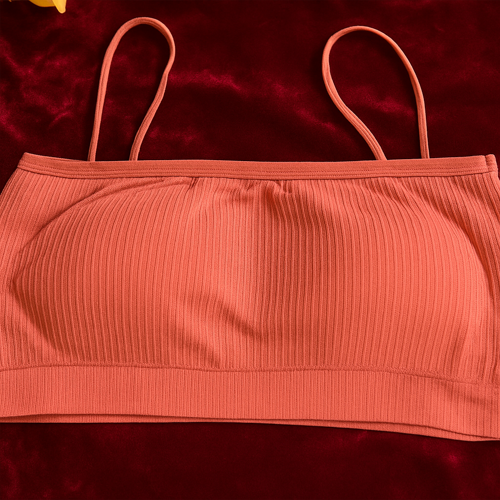 Seamless Thin Strap Teen Girl Bras (Soft Tube Tops for Students)-Pack of 3-Hoorish
