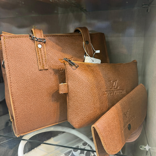 Everyday Tan Triple Bag Collection-Hoorish