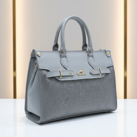 Structured Front Band Handbag-Hoorish
