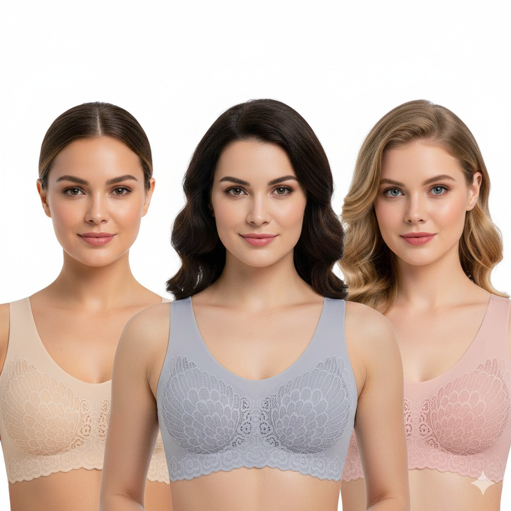 Breathable Stretch Lace Bra