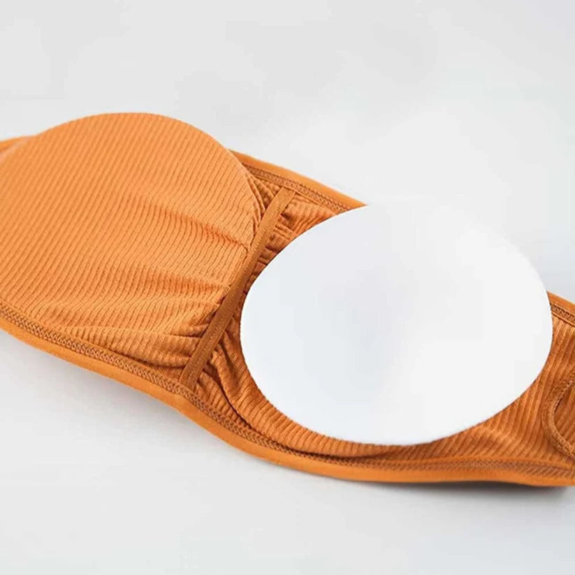 3-Strap Supportive Strapless Bandeau Bra – Free Size Removable Pads-Hoorish