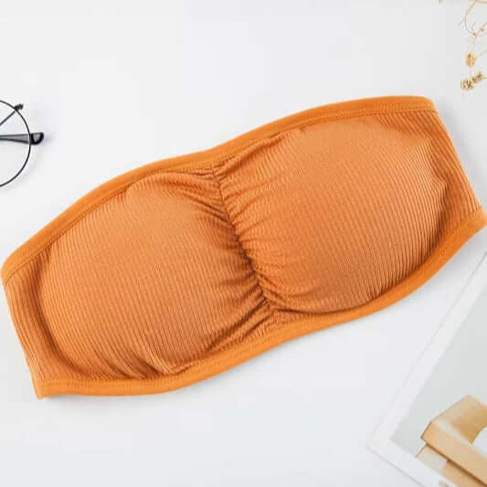 3-Strap Supportive Strapless Bandeau Bra – Free Size Removable Pads-Hoorish