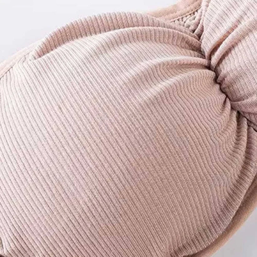 3-Strap Supportive Strapless Bandeau Bra – Free Size Removable Pads-Hoorish