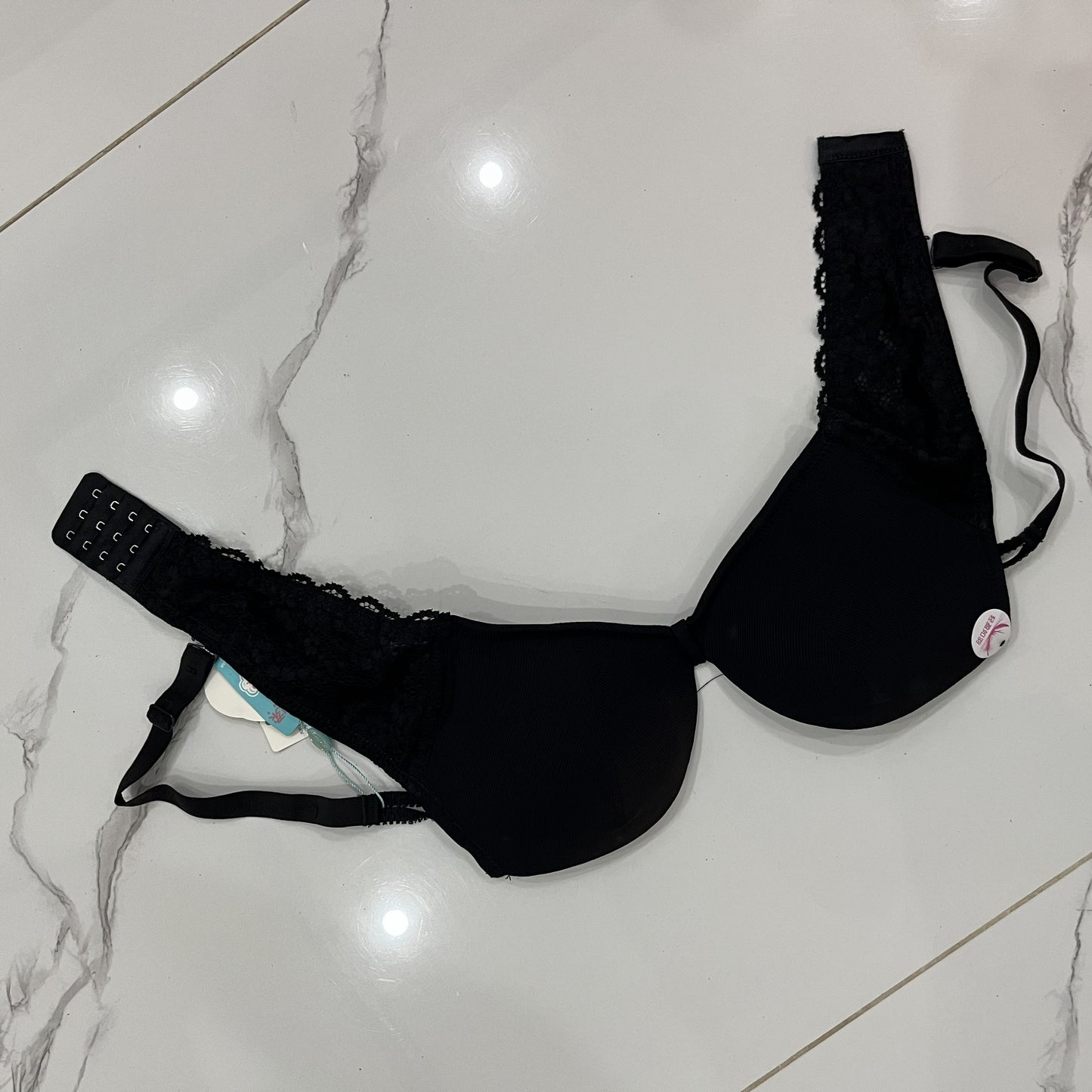 Lace Trim Foam Cup Push-Up Bra-Everyday Comfort-Hoorish