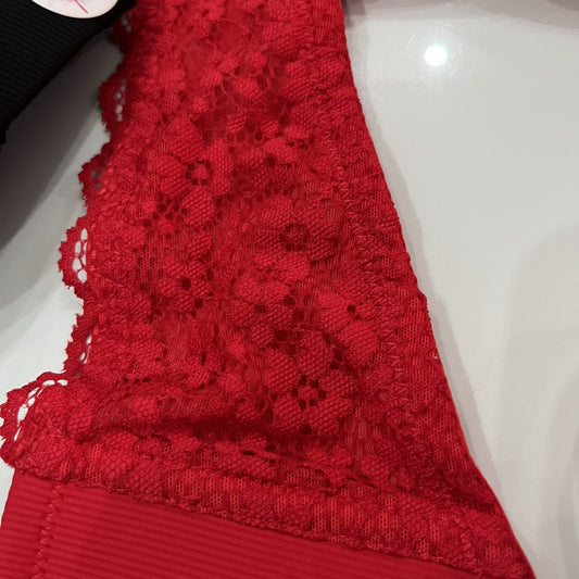 Lace Trim Foam Cup Push-Up Bra-Everyday Comfort-Hoorish