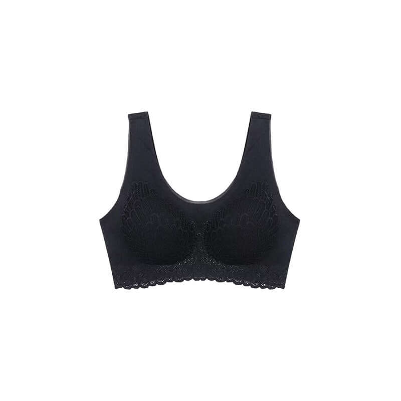 Soft Lace Bra – Wireless Breathable Stretchable-Hoorish