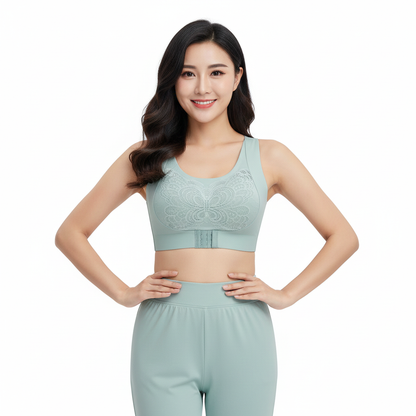 Supportive Front-Closure Bralette (Posture Corrector)