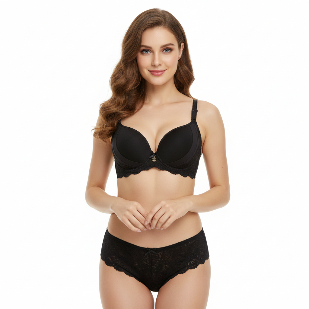 Lace Support Lingerie Set (Bra and Panty)