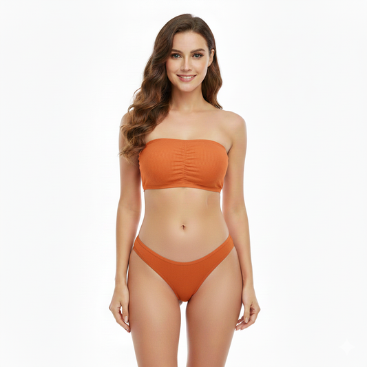 Supportive Strapless Bandeau with Removable Pads (Free size)