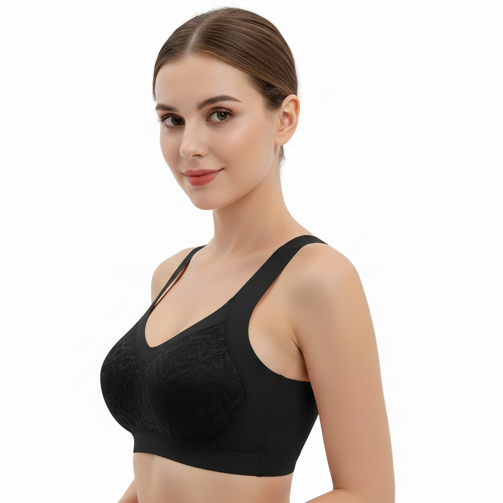 Breathable Stretch Lace Bra