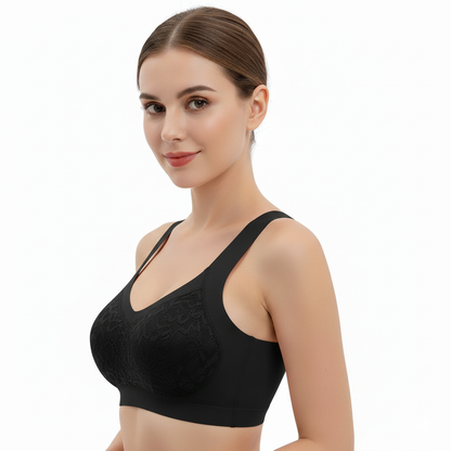 Breathable Stretch Lace Bra
