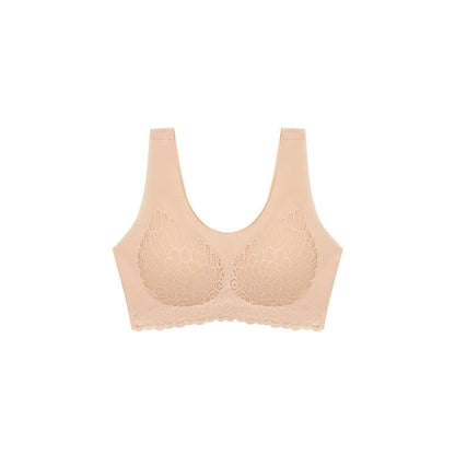 Soft Lace Bra – Wireless Breathable Stretchable-Hoorish