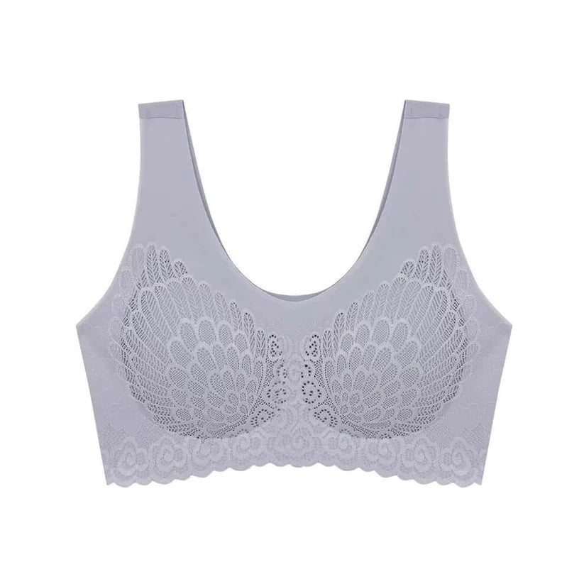 Soft Lace Bra – Wireless Breathable Stretchable-Hoorish