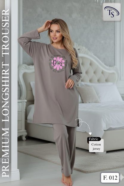 Premium Long Shirt Trouser 2- Piece