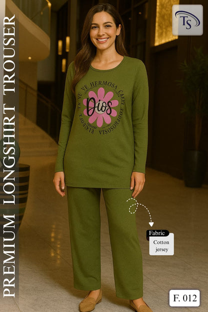 Premium Long Shirt Trouser 2- Piece