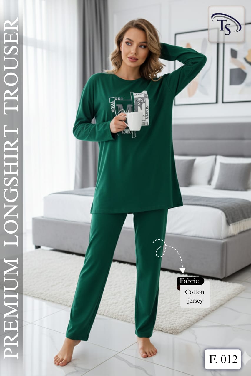 Premium Long Shirt Trouser 2- Piece