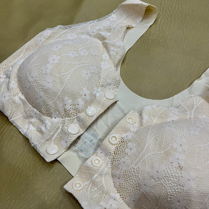 Front-Clasp Floral Comfort Bra ( Free Size)