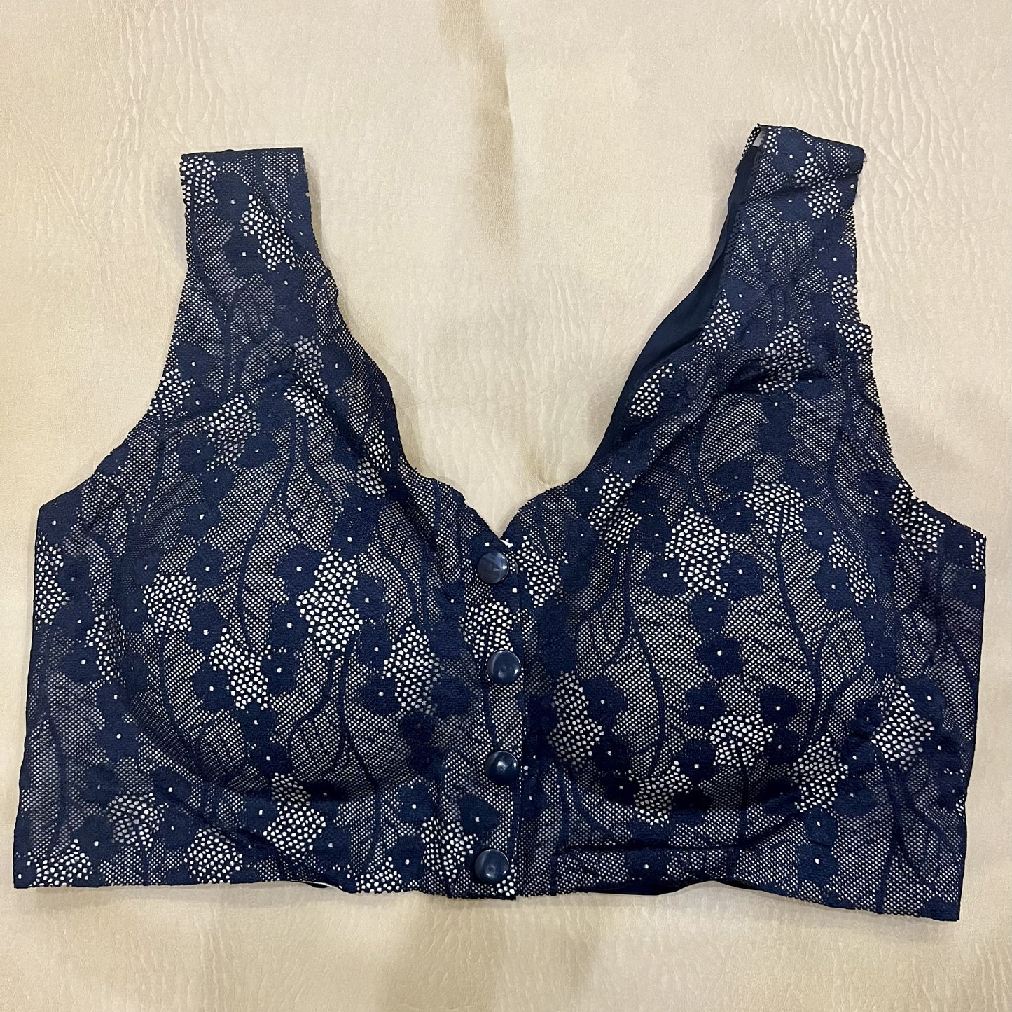 Front-Clasp Floral Comfort Bra ( Free Size)