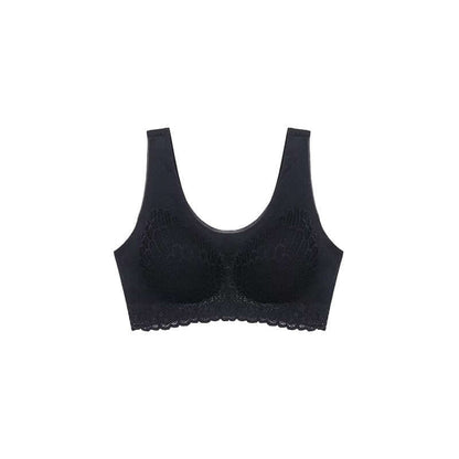 Soft Lace Bra – Wireless Breathable Stretchable-Hoorish